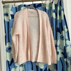 Pink confetti American Eagle knit cardigan